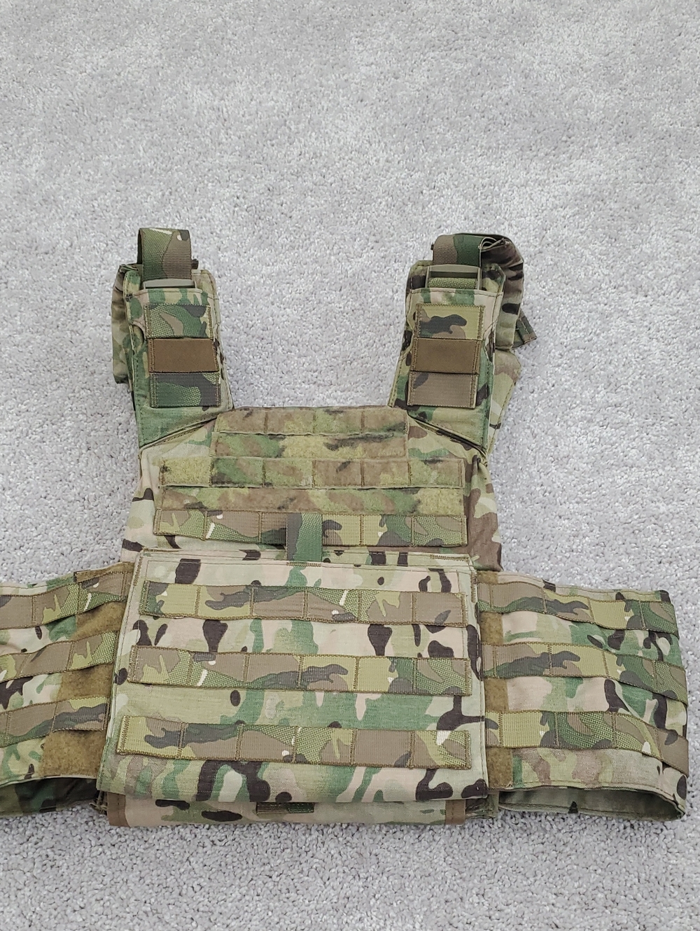 Multicam Tactical Plate Carrier Vest (no Plates Included)